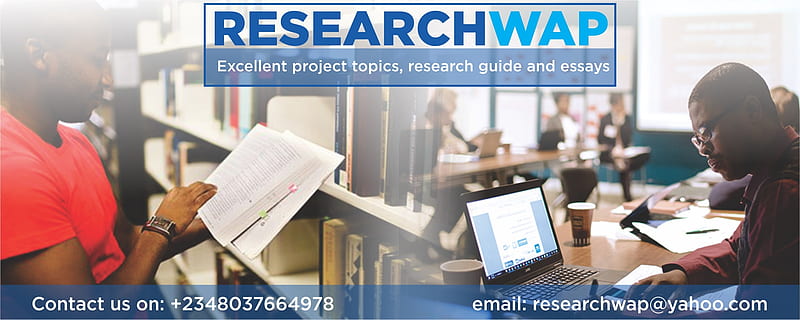 Project topics and research materials, research topics, research project topics, project topics, researchwap, HD wallpaper