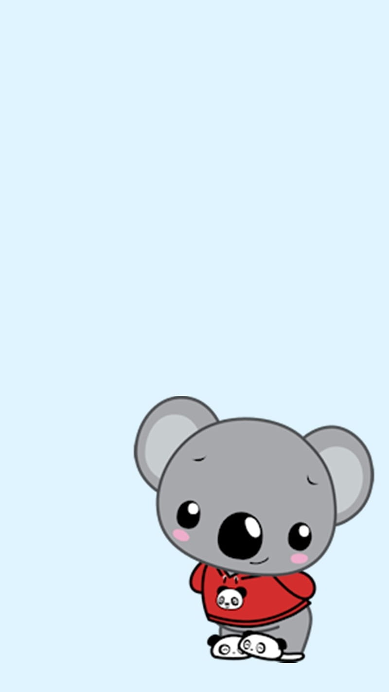 Koala, cartoon, cute, mai-lan, HD phone wallpaper | Peakpx