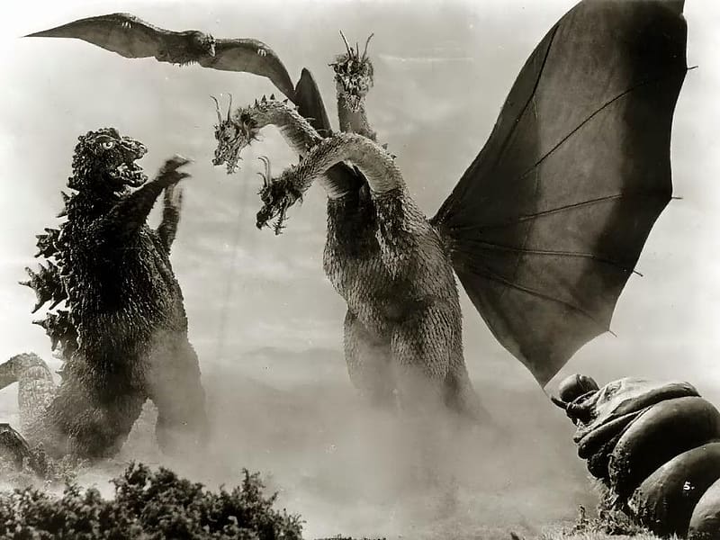 Movie, Godzilla, Ghidorah The Three Headed Monster, King Ghidorah, HD wallpaper