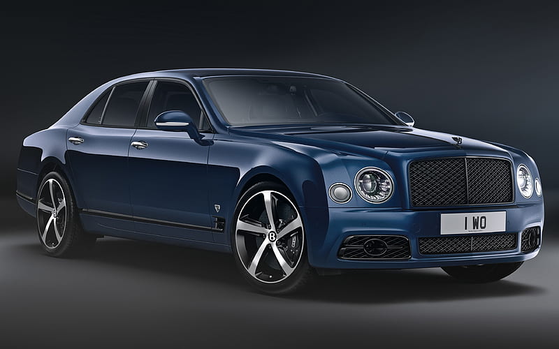 Bentley Mulsanne, studio, 2020 cars, luxury cars, blue Mulsanne, 2020 Bentley Mulsanne, british cars, Bentley, HD wallpaper
