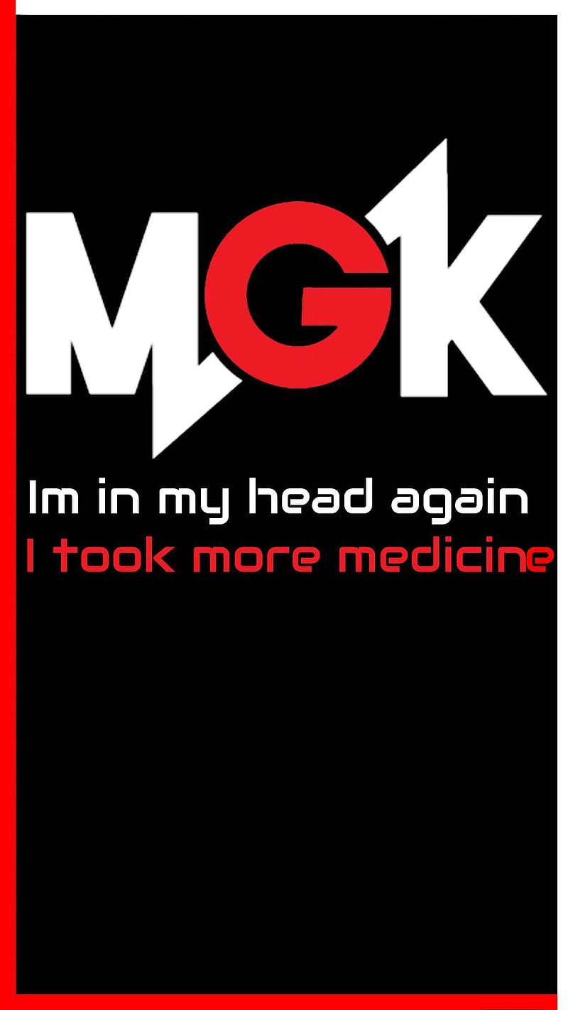 MGK GTS Lyric Wallpaper Desktop  Mgk Mgk lyrics Lyrics
