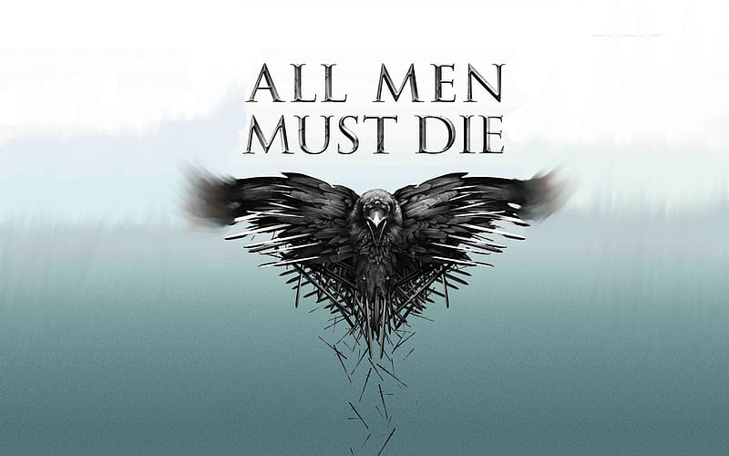 All men must die, game of thrones, valar morghulis, HD wallpaper