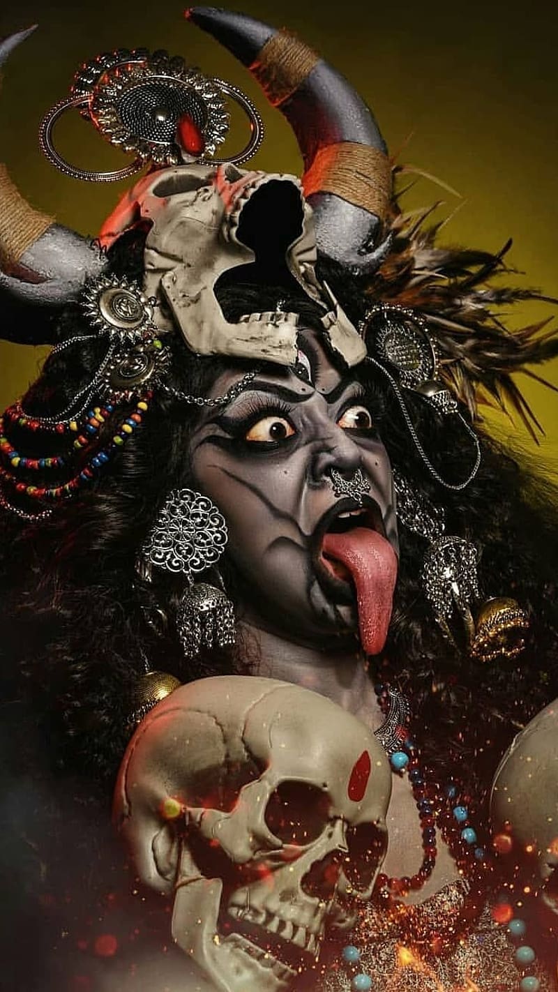 Mahakali , danger mahakali, lord, god, mahakali, HD phone wallpaper