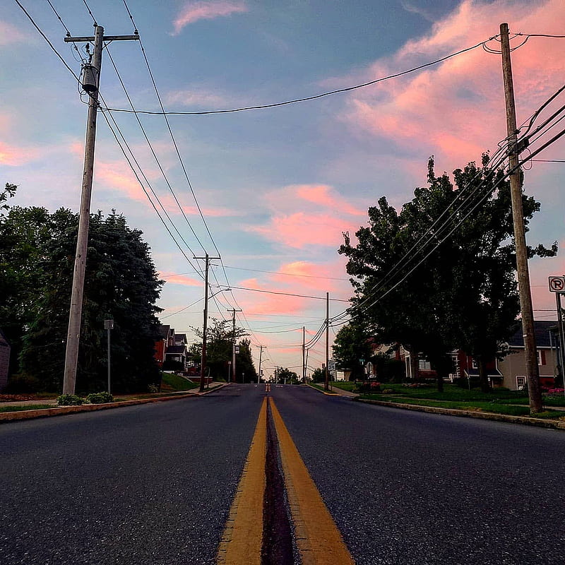 Aesthetic clouds, road, sky, HD phone wallpaper | Peakpx