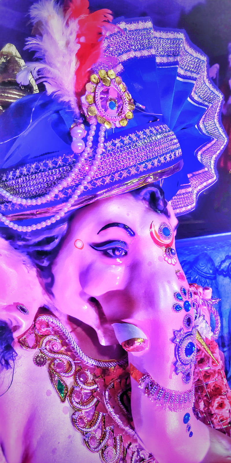 Lord Ganesha, ganapati bappa, ganesh maharaj, HD phone wallpaper