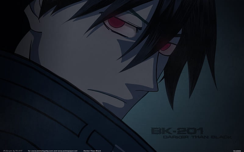 Male character illustration, anime, Darker than Black, Hei HD wallpaper