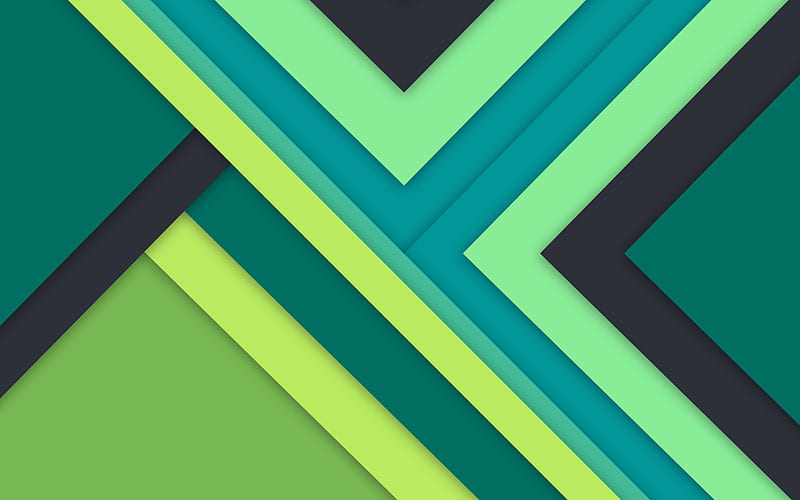 material design green and yellow, lines, colorful background, android lollipop, creative, geometric shapes, geometry, HD wallpaper