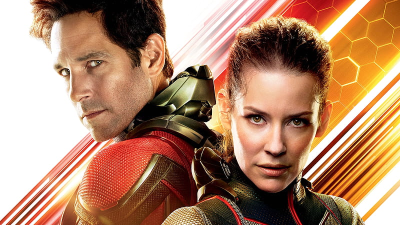 Ant-Man and the Wasp (2018), Paul Rudd, movie, man, comics, ant-man and the wasp, fantasy, girl, Evangeline Lilly, actress, actor, HD wallpaper