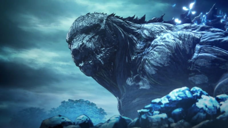 Wikizilla - Godzilla Filius was killed when his dorsal fins were destroyed and he was injected with numerous EMP Probes, which caused his internal electromagnetic energy to build to critical levels, Godzilla Earth, HD wallpaper