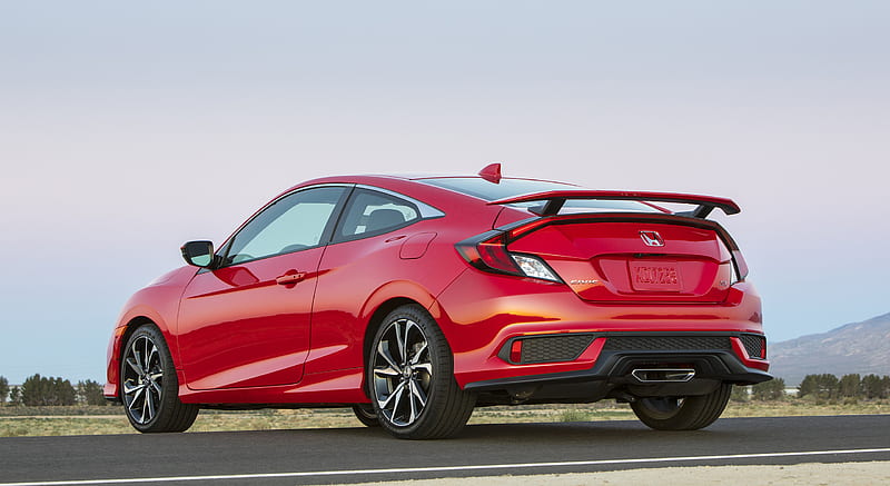 2017 Honda Civic Si Coupe - Rear Three-Quarter, car, HD wallpaper | Peakpx