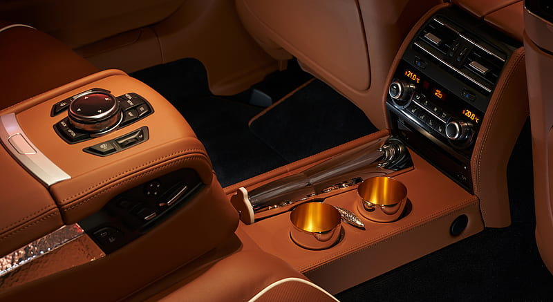 2014 BMW Individual 760Li Sterling inspired by ROBBE & BERKING - Interior Detail , car, HD wallpaper