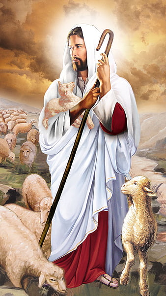 The Good Shepherd, ch, christ, christian, jesus, HD phone wallpaper