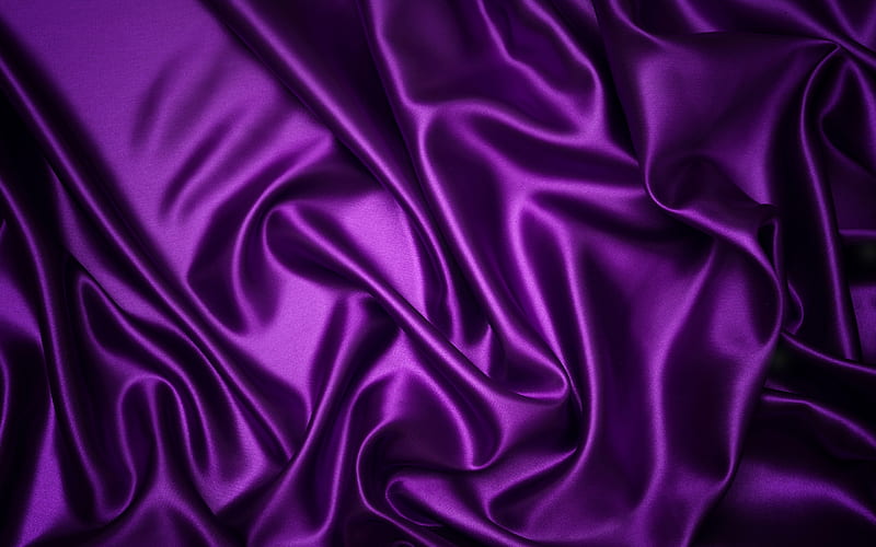 texture of silk, silk fabric, purple silk, purple fabric, HD wallpaper