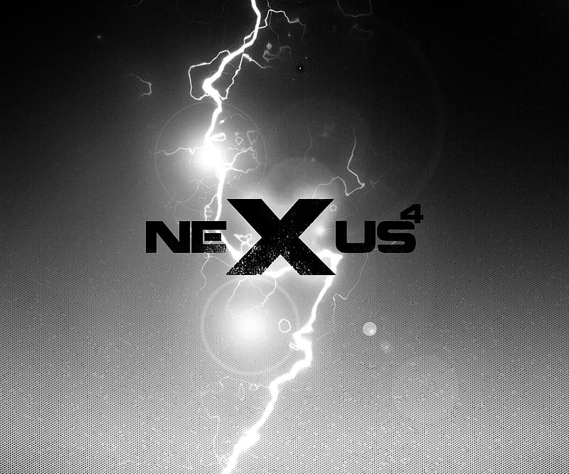 N4stars 002, black and white, nexus 4, stars, HD wallpaper