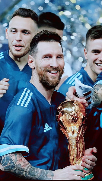 Messi Lifting The World Cup Wallpapers  Wallpaper Cave