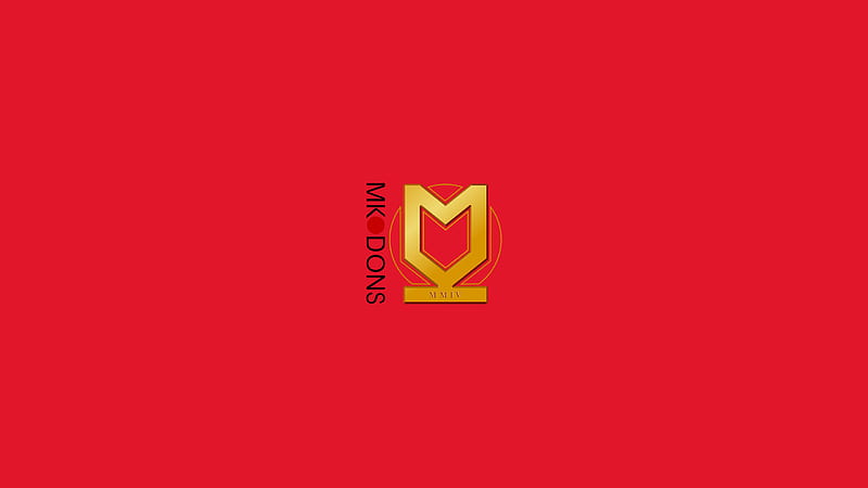 Soccer Milton Keynes Dons Fc Soccer Logo Emblem Hd Wallpaper