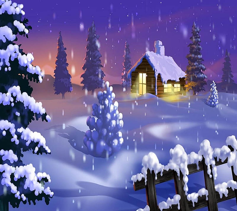 Snow Landscape, landscape, nature, nice, snow, winter, HD wallpaper ...
