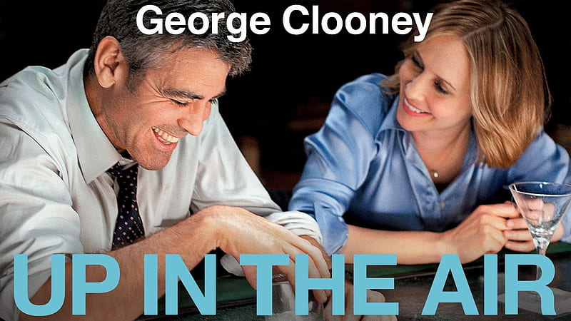 Movie, Up in the Air, George Clooney, Vera Farmiga, HD wallpaper