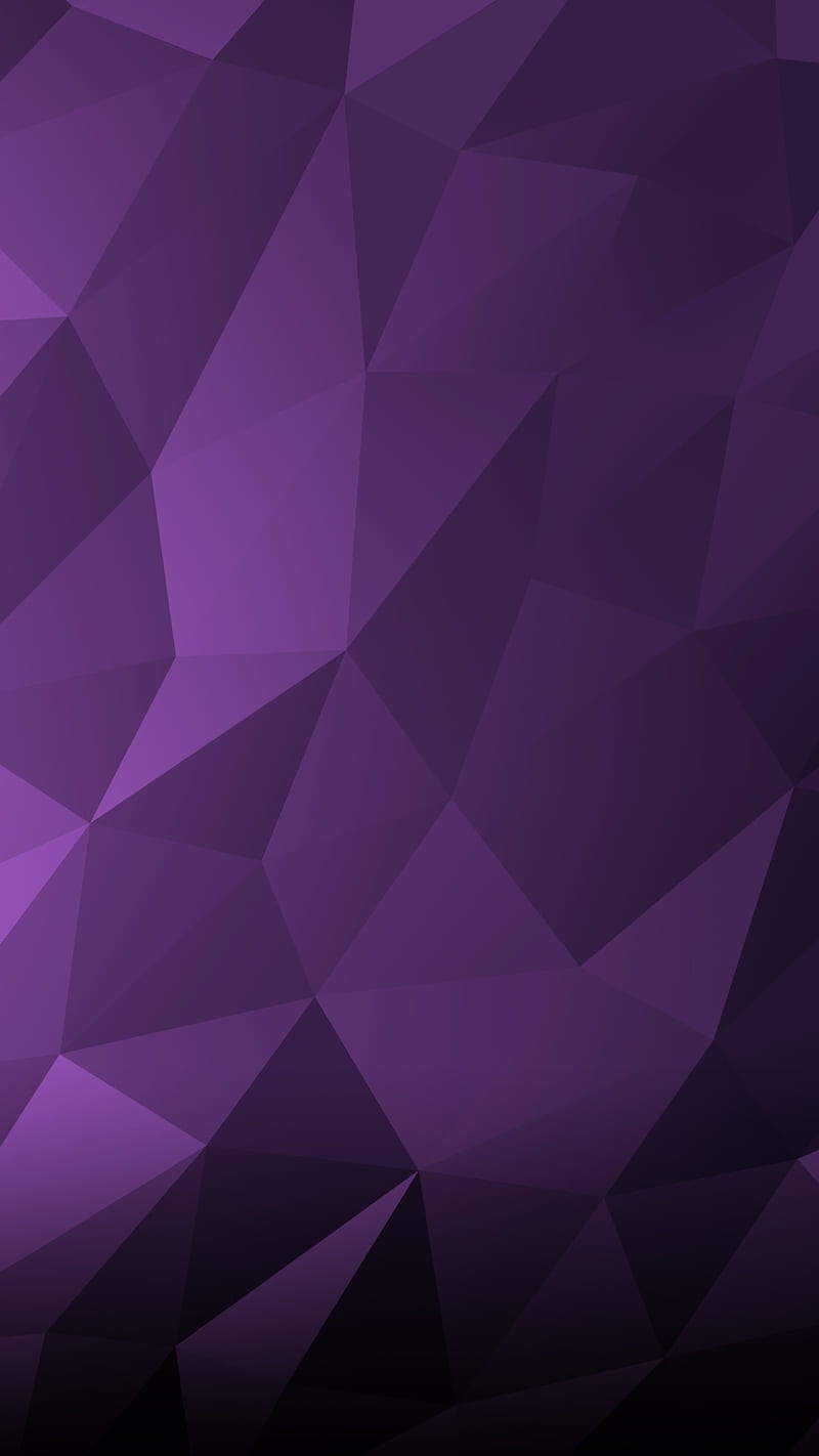 Poly Vio, full , geometric, polygon, purple, violet, HD phone wallpaper