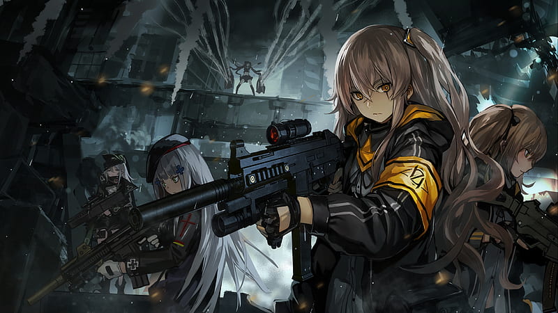 Frontline G11 and HK416, HD wallpaper