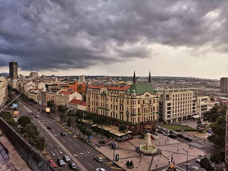 Beograd, city, panoramic, HD wallpaper