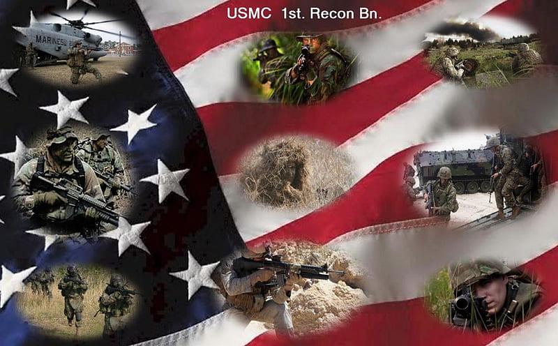 USMC 1st. Recon Bn, recon, marines, marine corps, usmc, HD wallpaper