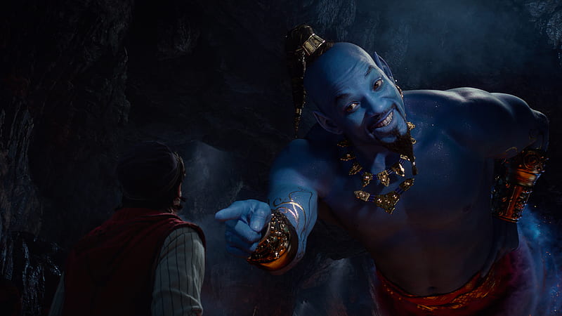Will Smith as Genie In Aladdin Movie 2019, HD wallpaper