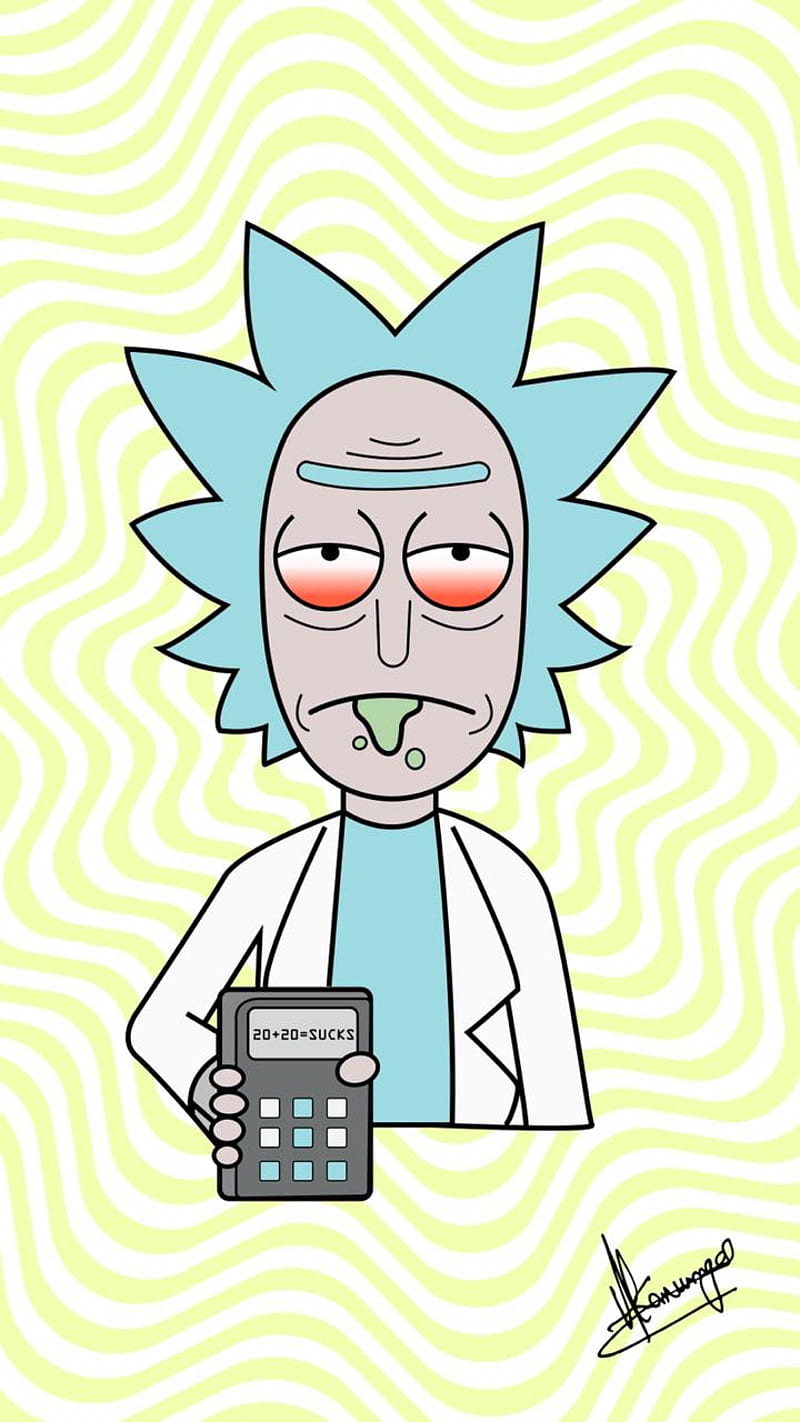 Rick And morty, 2020, cool, high, life, mood, sad, sucks, HD phone wallpaper  | Peakpx