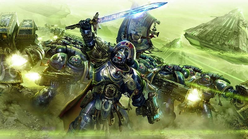 Warhammer, Warrior, Sci Fi, Video Game, Space Marine, Warhammer 40 000: Dawn Of War Iii, Ultramarines (Warhammer 40K), HD wallpaper