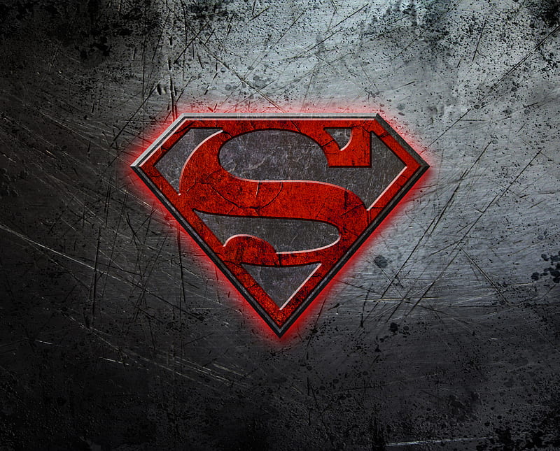 super logo, comic, hero, marvel, HD wallpaper