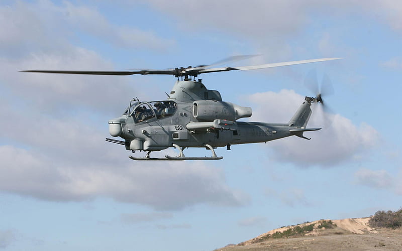 Bell AH 1Z Viper Helicopter-Modern aircraft, HD wallpaper