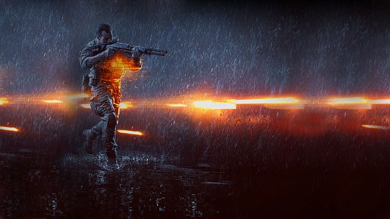 Battlefield 4 Bf4 Coldat rain hd wallpaper