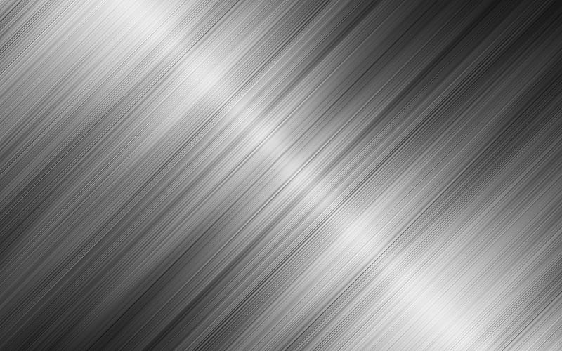 Silver Shiny, awesome, cool, desenho, light, metal, nice, stripes, HD wallpaper