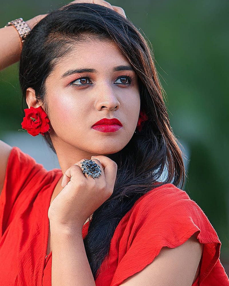 Diya, mallu model, HD phone wallpaper