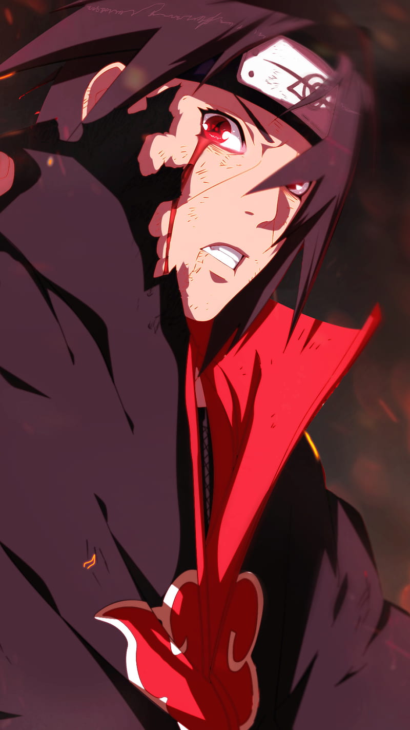 Itachi, naruto, sasuke, akatsuki, HD phone wallpaper