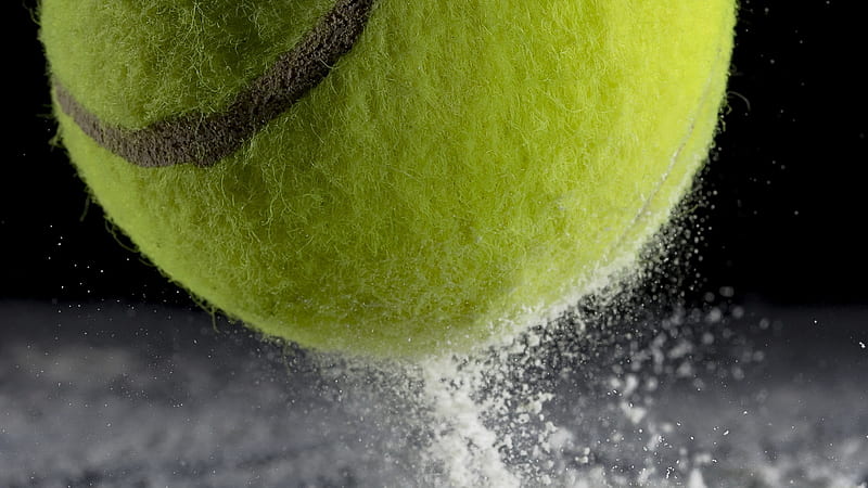 ball, macro, sport, tennis, HD wallpaper