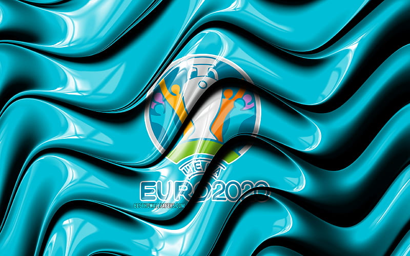 Euro 2020 flag UEFA Euro 2020, Flag of Euro 2020, European Football Championship 2020, 3D art, Euro 2020, football, Euro 2020 3D flag, HD wallpaper