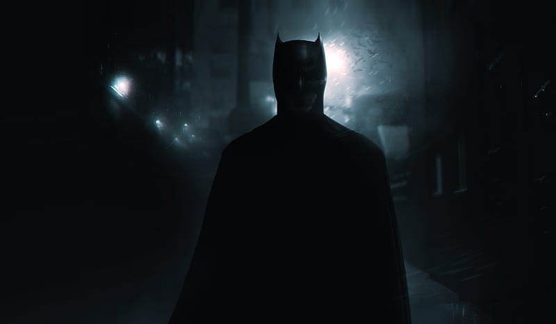 Batman In Dark , batman, superheroes, artwork, arstation, HD wallpaper