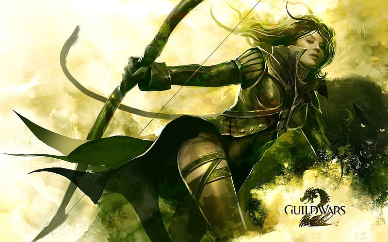 Guild Wars 2 Game ranger, HD wallpaper