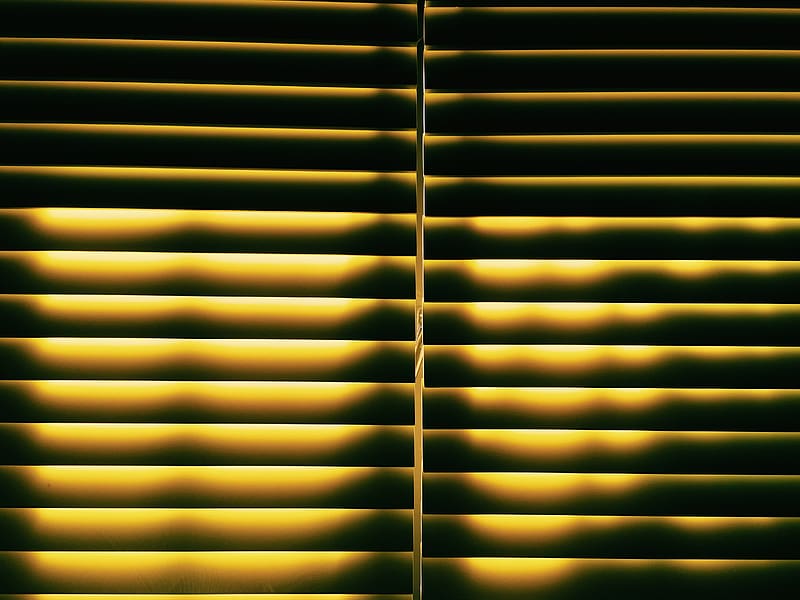 blinds, light, shadows, HD wallpaper