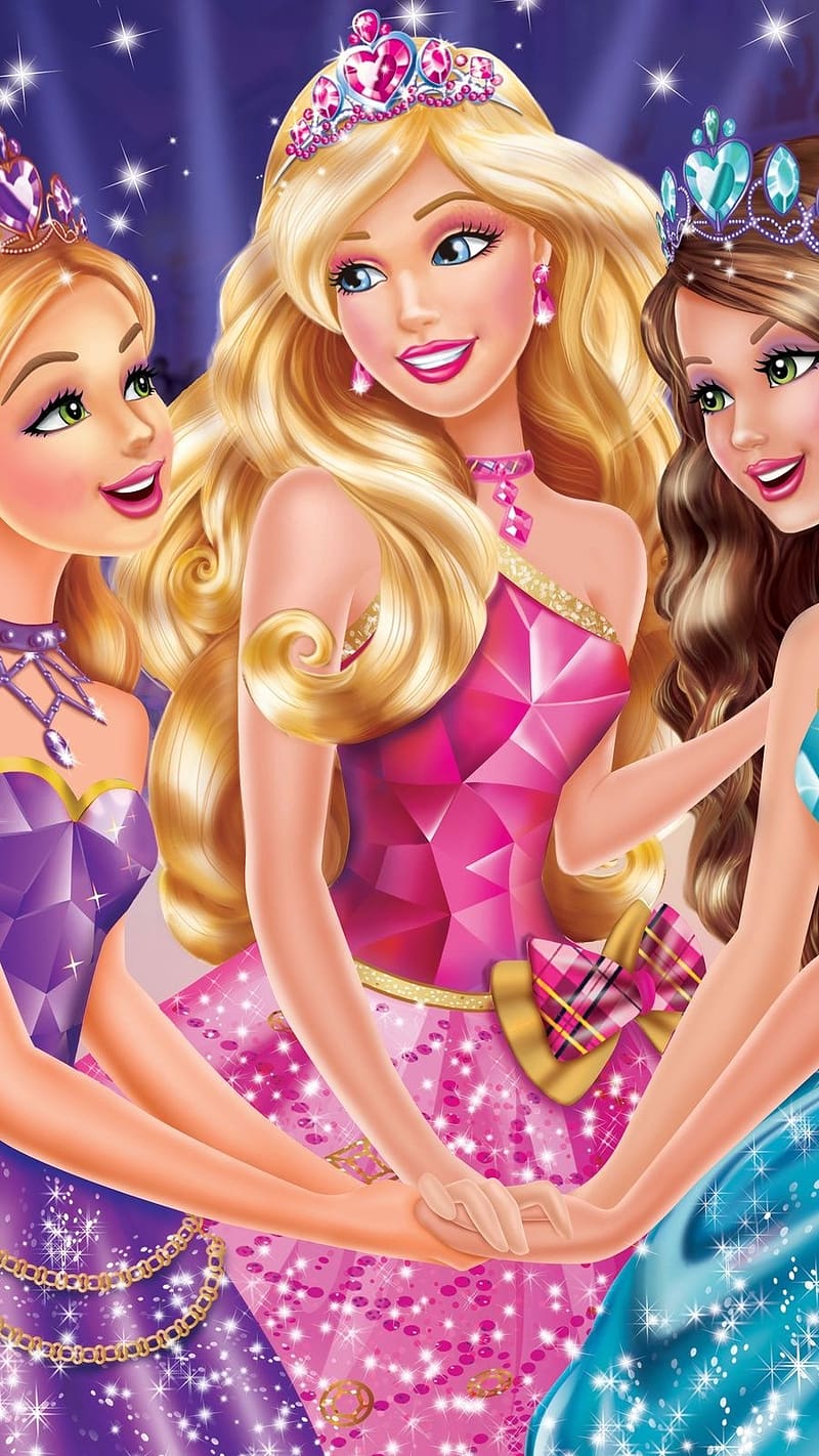 Barbie Princess Glitter Dress, barbie princess, glitter dress, doll, cartoon,  HD phone wallpaper | Peakpx