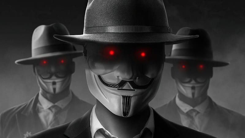Technology, Anonymous, Hat, Mask, HD wallpaper