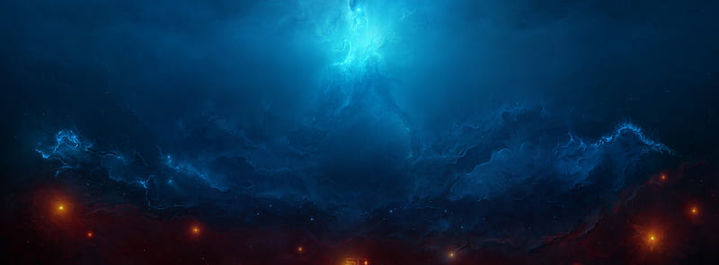 Arch Nebula Ultra, Space, Universe, Stars, Artwork, Cosmos, ultra, , starkiteckt designs, cloudofdust, HD wallpaper