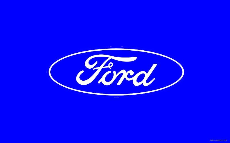 Ford, brand, logo, oval, HD wallpaper