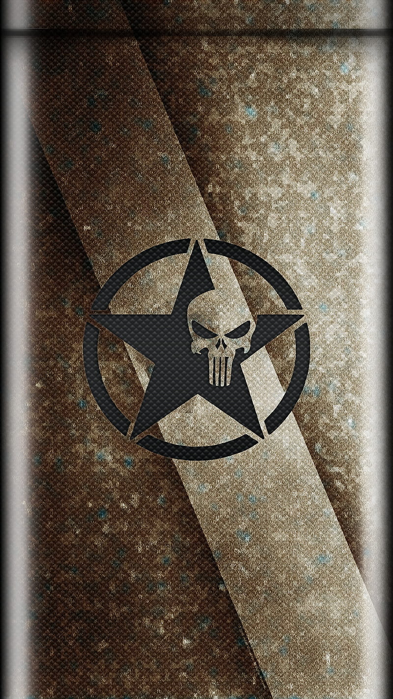 The Warrior, 929, abstract, army, camo, grunge punisher, rugged, skull, star, HD phone wallpaper