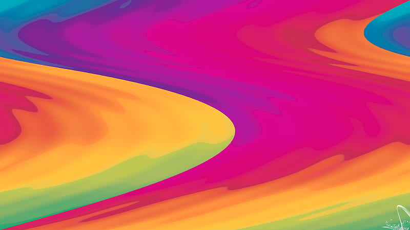 Colorful Swirls, HD wallpaper
