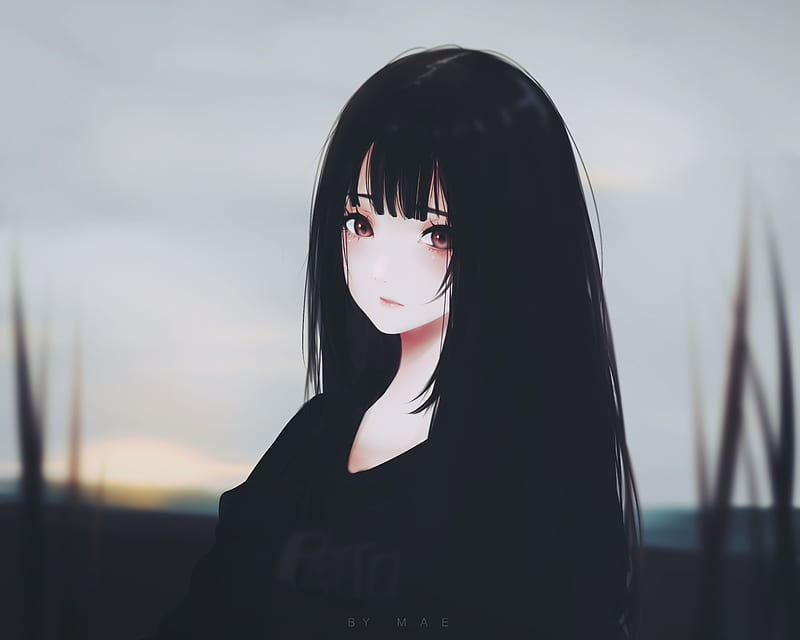 Anime Girl By Kyrie Meii, anime-girl, anime, artist, artwork, digital-art, HD wallpaper