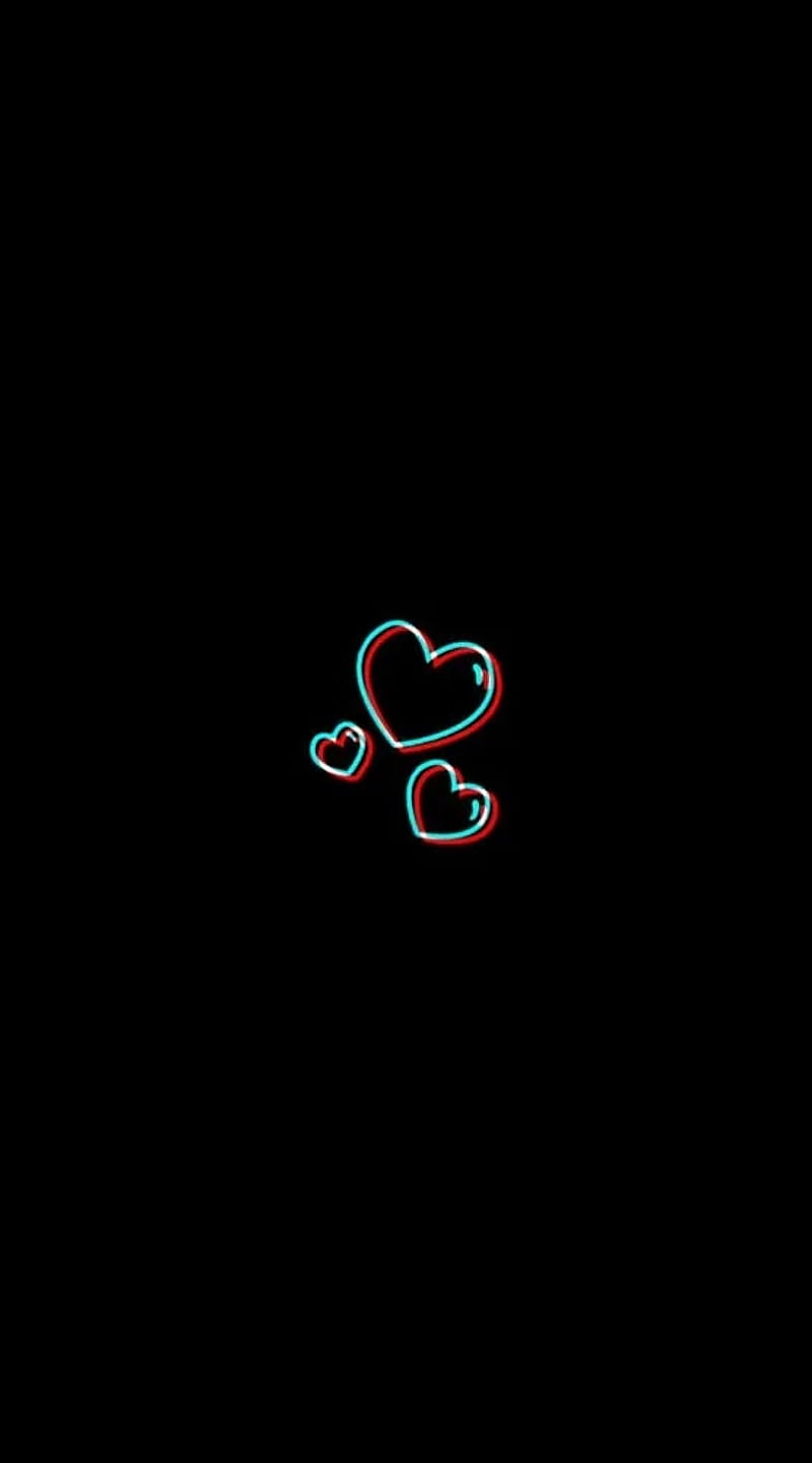 Black hearts, sad, HD phone wallpaper
