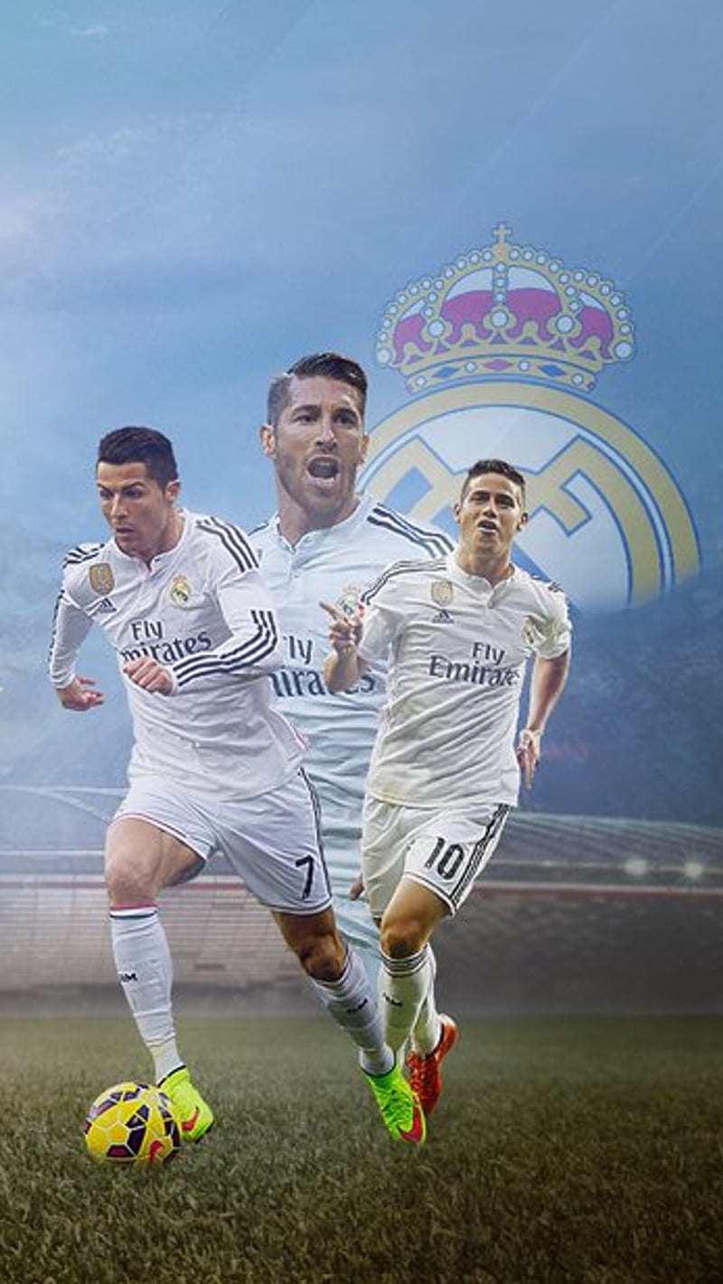 Real Madrid 2015, players, real madrid, HD phone wallpaper