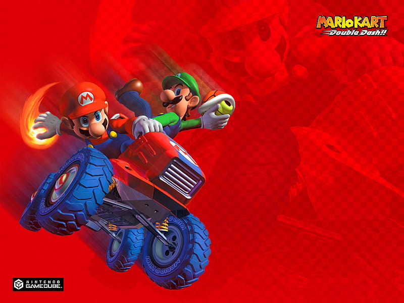 1920x1080px 1080p Descarga Gratis Mario Y Luigi Mario Escudo Rojo Luigi Mario Kart Fondo 0048